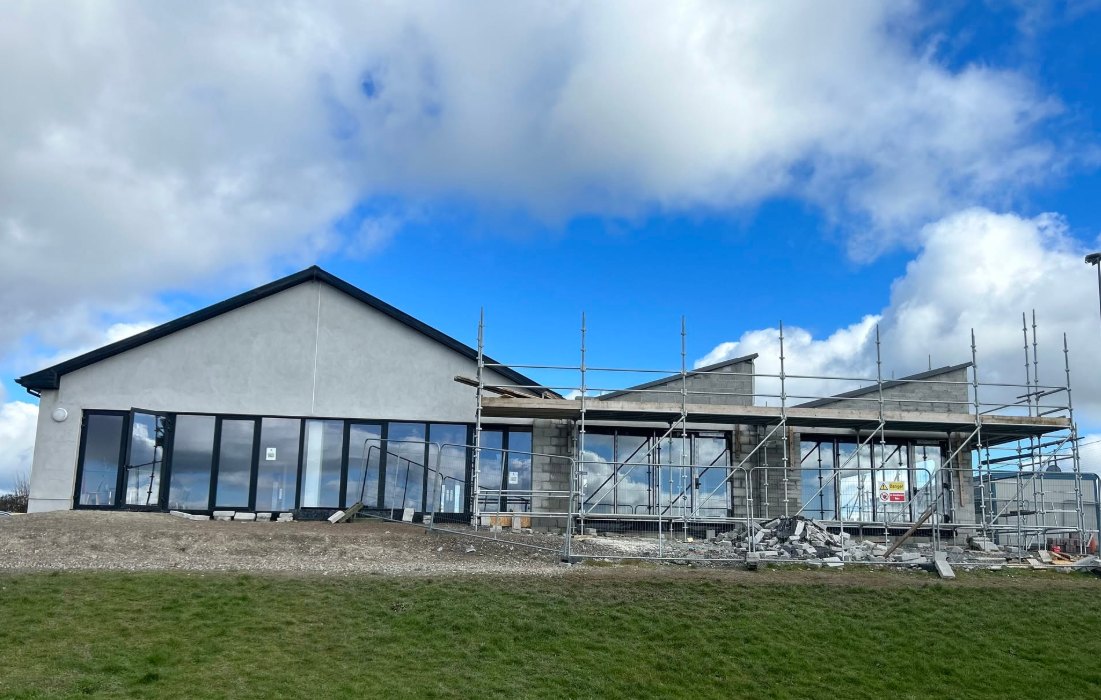 Ballymackey Soccer Club project under construction