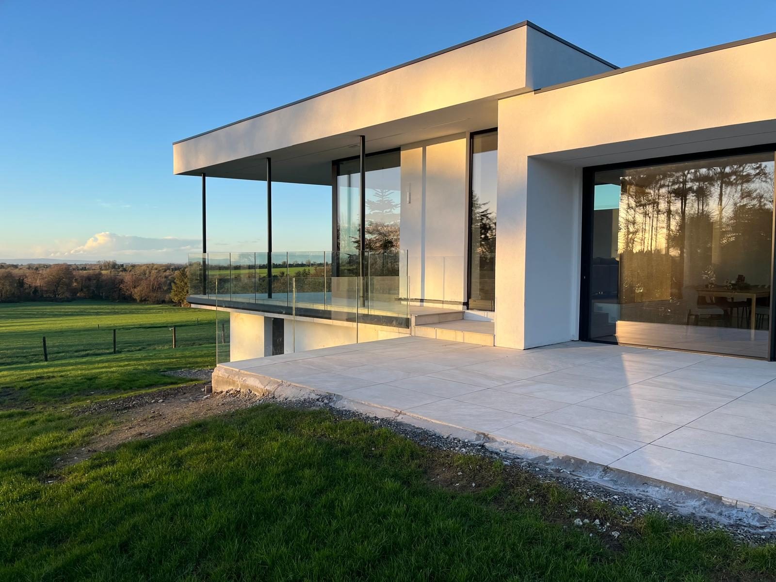 Toomevara project exterior glazing